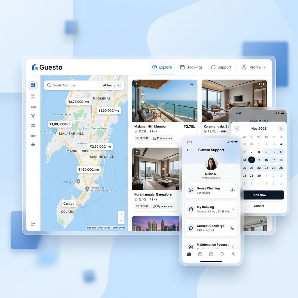 Homodha digital experience mockup